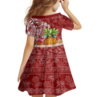 Mele Kalikimaka Hawaii Christmas Family Matching Summer Maxi Dress and Hawaiian Shirt Pineapple Party LT7 - Polynesian Pride