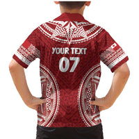 Personalized Mate Maa Tonga Rugby Family Matching Mermaid Dress and Hawaiian Shirt Ofa Atu Tonga LT7 - Polynesian Pride