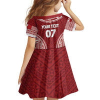 Personalized Mate Maa Tonga Rugby Family Matching Off Shoulder Maxi Dress and Hawaiian Shirt Ofa Atu Tonga LT7 - Polynesian Pride