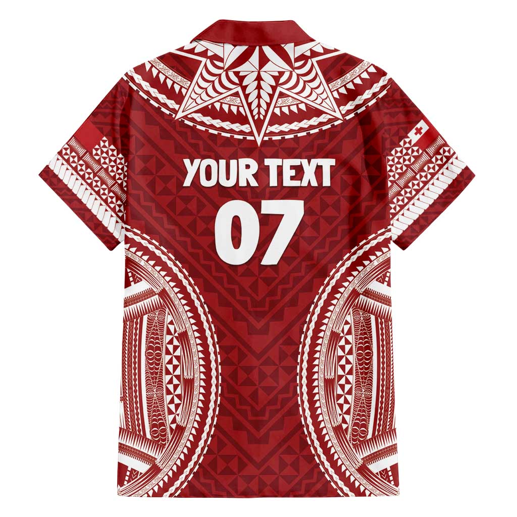Personalized Mate Maa Tonga Rugby Family Matching Off Shoulder Maxi Dress and Hawaiian Shirt Ofa Atu Tonga LT7 - Polynesian Pride
