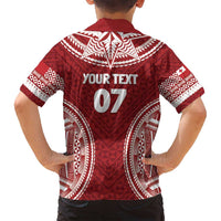 Personalized Mate Maa Tonga Rugby Family Matching Summer Maxi Dress and Hawaiian Shirt Ofa Atu Tonga LT7 - Polynesian Pride