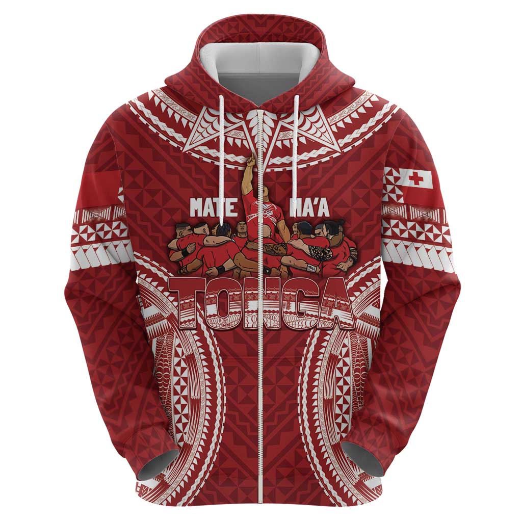 Personalized Mate Maa Tonga Rugby Hoodie Ofa Atu Tonga
