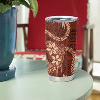 Hawaii Plumeria Tumbler Cup Hau'oli la Makuahine Sunburned