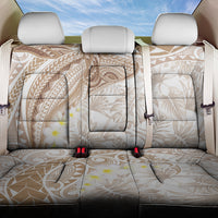 Polynesia Humpback Whale Back Car Seat Cover Tropical Plumeria Beige LT7 One Size Beige - Polynesian Pride