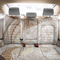 Polynesia Humpback Whale Back Car Seat Cover Tropical Plumeria Beige LT7 - Polynesian Pride
