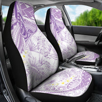 Polynesia Humpback Whale Car Seat Cover Tropical Plumeria Lavender LT7 - Polynesian Pride
