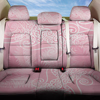 Aotearoa Maori Koru Curves Back Car Seat Cover Silver Ferns - Rose Pink LT7 One Size Pink - Polynesian Pride
