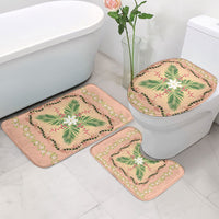 Hawaii Quilt Inspired Collection Aloha Flowers Bathroom Set Maile - Kukui Nut Lei LT7 - Polynesian Pride
