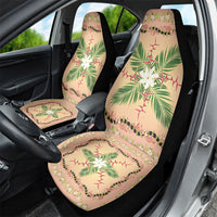 Hawaii Quilt Inspired Collection Aloha Flowers Car Seat Cover Maile - Kukui Nut Lei LT7 - Polynesian Pride