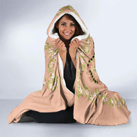 Hawaii Quilt Inspired Collection Aloha Flowers Hooded Blanket Maile - Kukui Nut Lei LT7 - Polynesian Pride