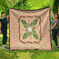 Hawaii Quilt Inspired Collection Aloha Flowers Quilt Maile - Kukui Nut Lei LT7 - Polynesian Pride