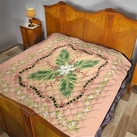 Hawaii Quilt Inspired Collection Aloha Flowers Quilt Maile - Kukui Nut Lei LT7 - Polynesian Pride