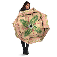 Hawaii Quilt Inspired Collection Aloha Flowers Umbrella Maile - Kukui Nut Lei LT7 - Polynesian Pride