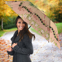Hawaii Quilt Inspired Collection Aloha Flowers Umbrella Maile - Kukui Nut Lei LT7 - Polynesian Pride