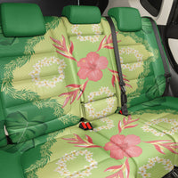 Hawaii Quilt Inspired Collection Aloha Flowers Back Car Seat Cover Plumeria - Ti Leaf Lei LT7 - Polynesian Pride