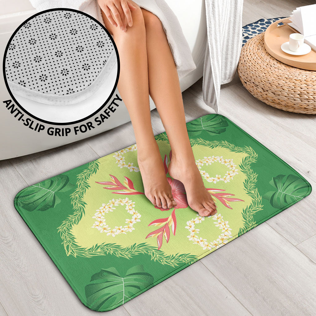 Hawaii Quilt Inspired Collection Aloha Flowers Bathroom Set Plumeria - Ti Leaf Lei LT7 - Polynesian Pride