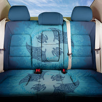 Hawaii Quilt Inspired Collection Aloha Sea Back Car Seat Cover Manta Ray and Turtles LT7 One Size Cerulean - Polynesian Pride