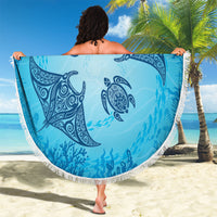 Hawaii Quilt Inspired Collection Aloha Sea Beach Blanket Manta Ray and Turtles LT7 - Polynesian Pride