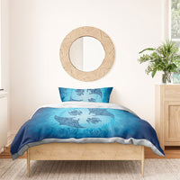 Hawaii Quilt Inspired Collection Aloha Sea Bedding Set Manta Ray and Turtles LT7 - Polynesian Pride