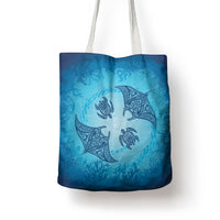 Hawaii Quilt Inspired Collection Aloha Sea Tote Bag Manta Ray and Turtles LT7 - Polynesian Pride