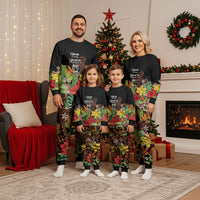 Mahalo Hawaii Ho'oponopono Pule Christmas Pajama Set Polynesian Pattern Cross LT7 - Polynesian Pride