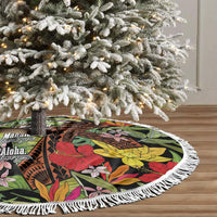 Mahalo Hawaii Ho'oponopono Pule Tree Skirt Polynesian Pattern Cross LT7 - Polynesian Pride