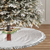 Hawaii Ka Pule a ka Haku Memorial Tree Skirt Flower Lei Cross - Ivory White LT7 - Polynesian Pride