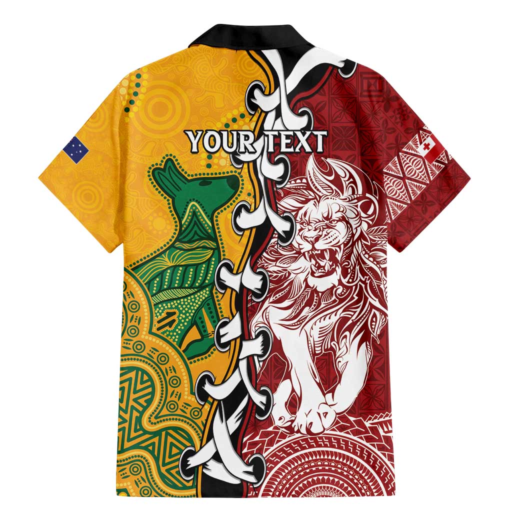 Mate Ma'a Tonga Vs Australia Rugby Personalized Family Matching Mermaid Dress and Hawaiian Shirt Special Mascots LT7 - Polynesian Pride