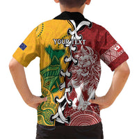 Mate Ma'a Tonga Vs Australia Rugby Personalized Family Matching Summer Maxi Dress and Hawaiian Shirt Special Mascots LT7 - Polynesian Pride