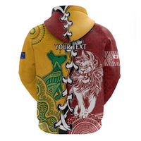 Mate Ma'a Tonga Vs Australia Rugby Personalized Zip Hoodie Special Mascots LT7 - Polynesian Pride