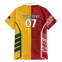 Australia - Tonga Rugby Custom Family Matching Long Sleeve Bodycon Dress and Hawaiian Shirt Minimalist Dynamic LT7 - Polynesian Pride