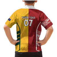 Australia - Tonga Rugby Custom Family Matching Mermaid Dress and Hawaiian Shirt Minimalist Dynamic LT7 - Polynesian Pride