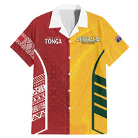 Australia - Tonga Rugby Custom Family Matching Mermaid Dress and Hawaiian Shirt Minimalist Dynamic LT7 Dad's Shirt - Short Sleeve Colorful - Polynesian Pride