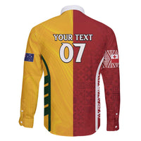 Australia - Tonga Rugby Custom Family Matching Tank Maxi Dress and Hawaiian Shirt Minimalist Dynamic LT7 - Polynesian Pride