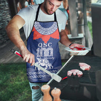 Queen Salote College 100 Years Anniversary Apron Tonga QSC Royal Blue - Polynesian Pride