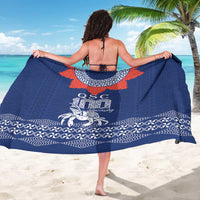 Queen Salote College 100 Years Anniversary Sarong Tonga QSC Royal Blue LT7 - Polynesian Pride