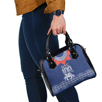 Queen Salote College 100 Years Anniversary Shoulder Handbag Tonga QSC Royal Blue - Polynesian Pride