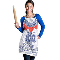Queen Salote College 100 Years Anniversary Apron Tonga QSC White LT7 - Polynesian Pride