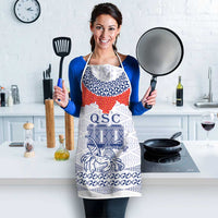 Queen Salote College 100 Years Anniversary Apron Tonga QSC White LT7 - Polynesian Pride