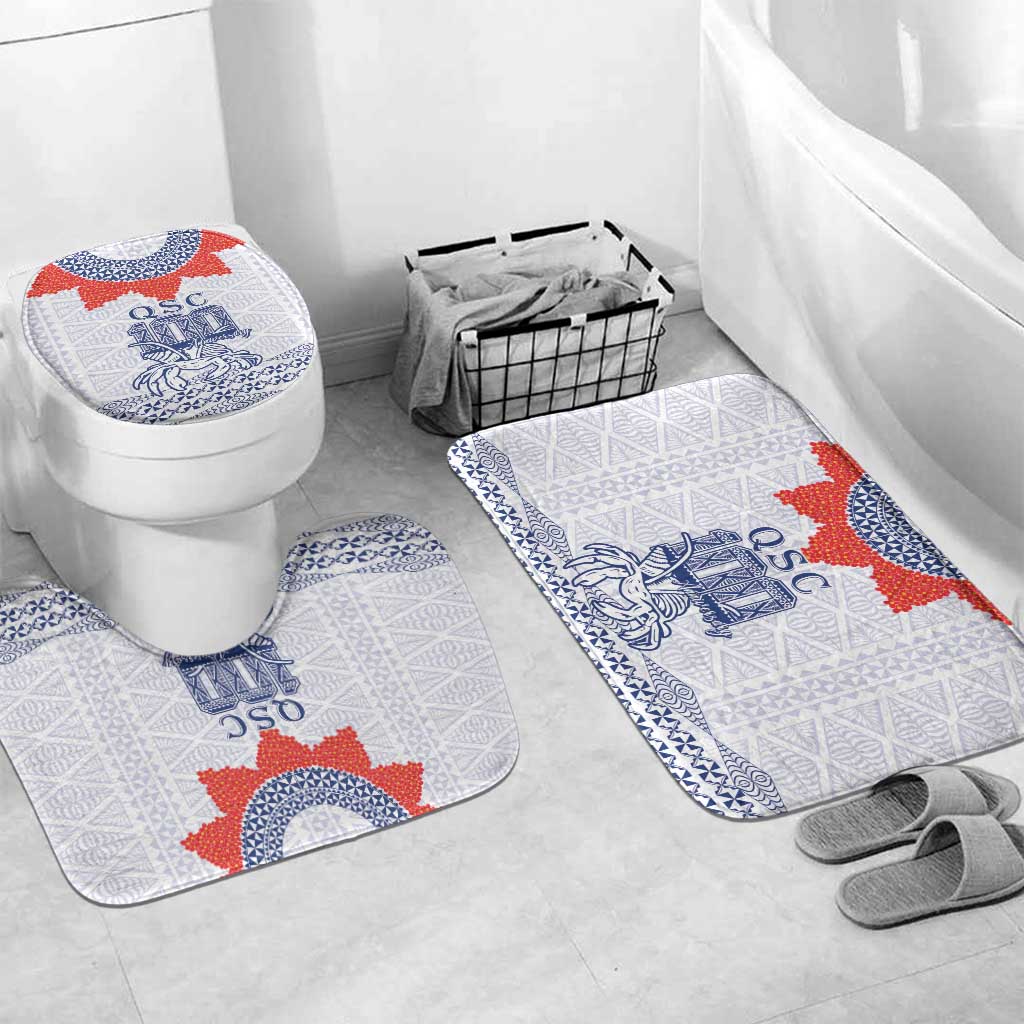 Queen Salote College 100 Years Anniversary Bathroom Set Tonga QSC White - Polynesian Pride