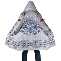 Queen Salote College 100 Years Anniversary Personalized Cloak Tonga QSC White - Polynesian Pride