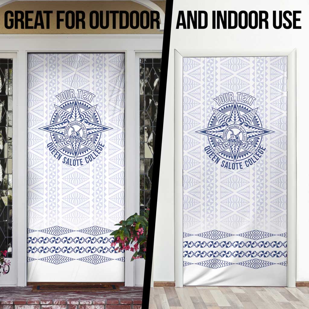Queen Salote College 100 Years Anniversary Personalized Door Cover Tonga QSC White - Polynesian Pride