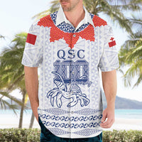 Queen Salote College 100 Years Anniversary Personalized Hawaiian Shirt Tonga QSC White LT7 - Polynesian Pride