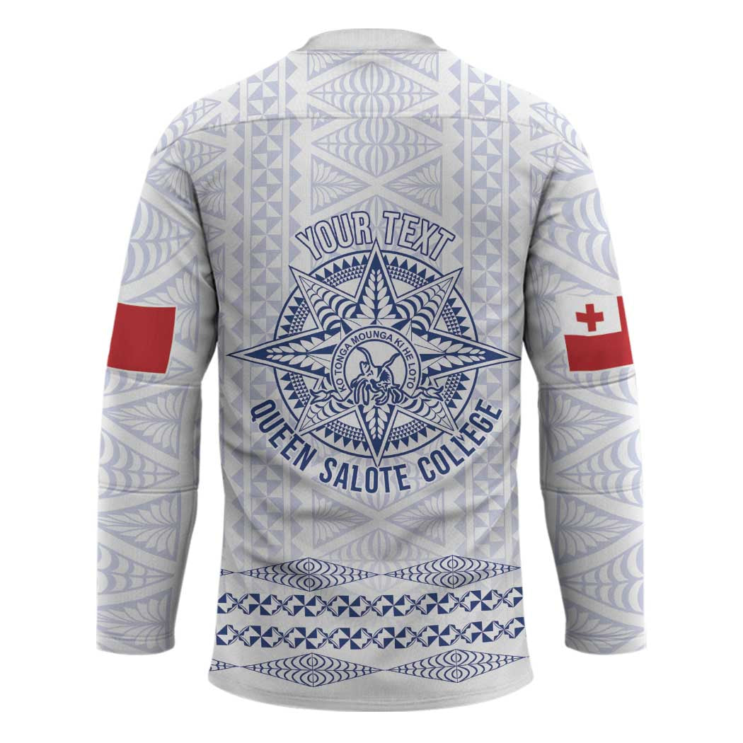Queen Salote College 100 Years Anniversary Personalized Hockey Jersey Tonga QSC White LT7 - Polynesian Pride