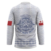 Queen Salote College 100 Years Anniversary Personalized Hockey Jersey Tonga QSC White LT7 - Polynesian Pride