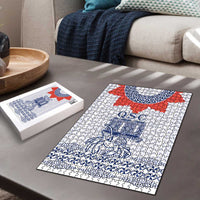 Queen Salote College 100 Years Anniversary Puzzle Tonga QSC White - Polynesian Pride