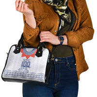 Queen Salote College 100 Years Anniversary Shoulder Handbag Tonga QSC White LT7 - Polynesian Pride