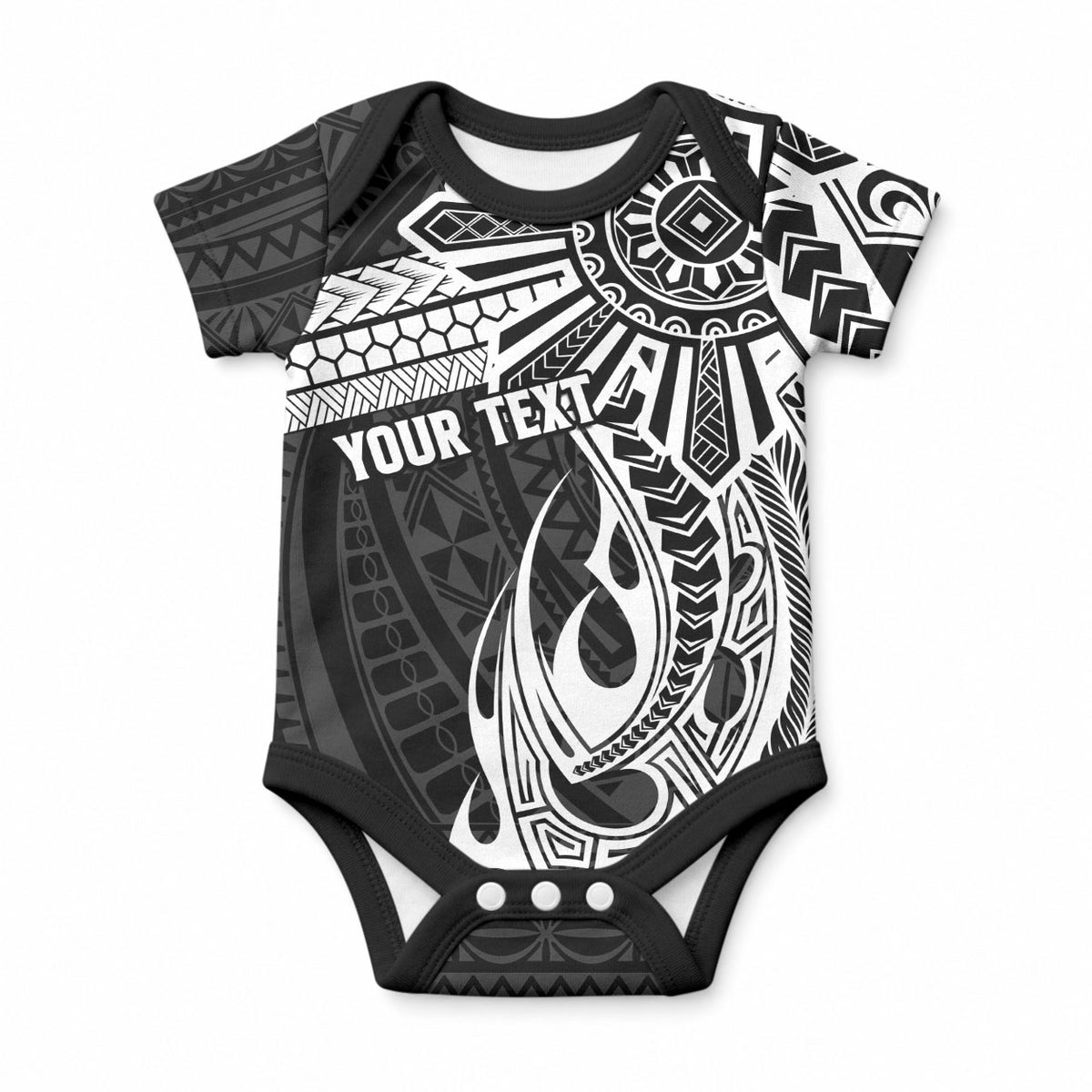 Personalised Philippines Baby Onesie Tribal Sun