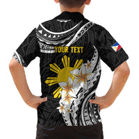 Personalised Philippines Tribal Family Matching Summer Maxi Dress and Hawaiian Shirt Mix Plumeria LT7 - Polynesian Pride