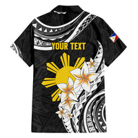 Personalised Philippines Tribal Family Matching Summer Maxi Dress and Hawaiian Shirt Mix Plumeria LT7 - Polynesian Pride